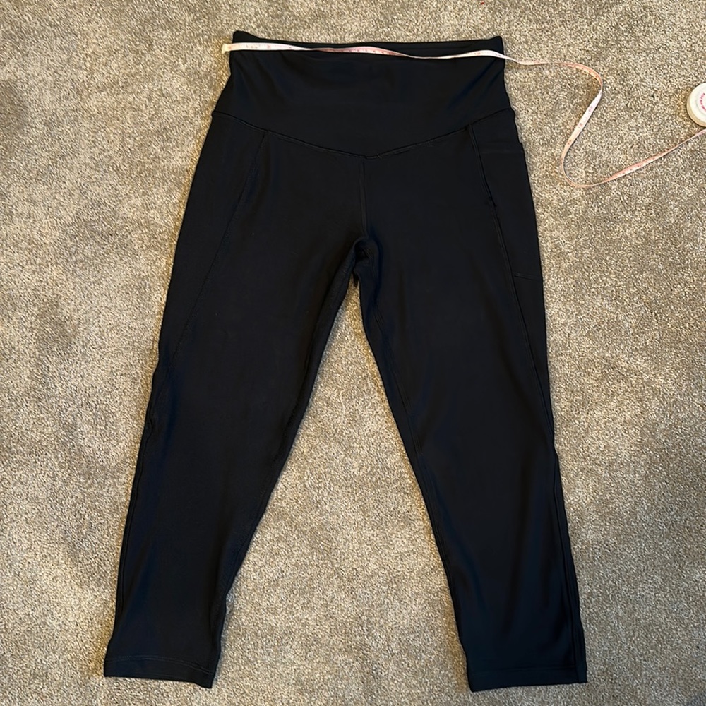 X by gottex black leggings